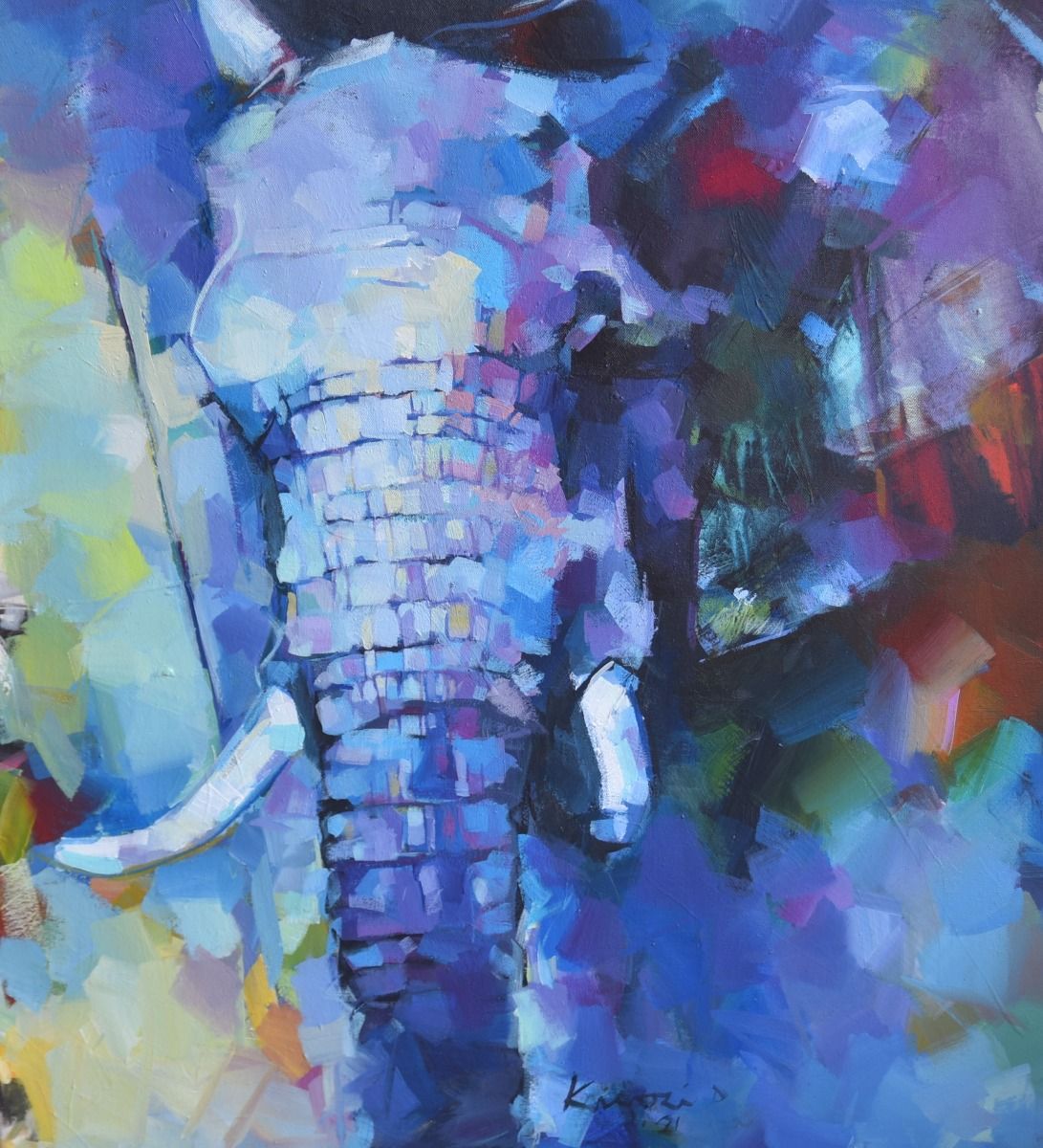 David Kigozi, Uganda: The blue elephant