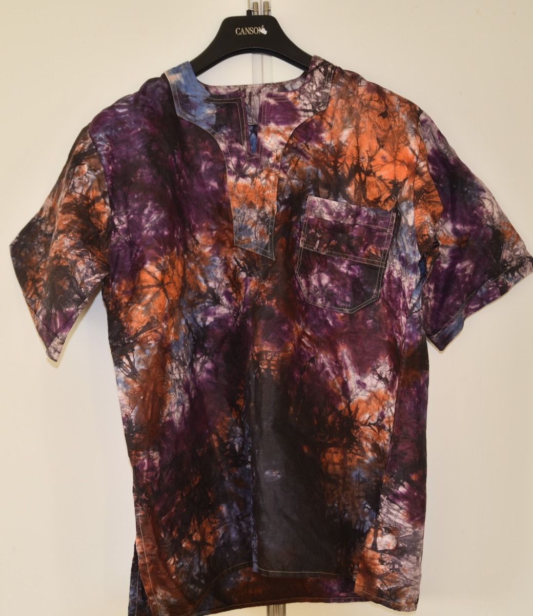 Dame-skjorte med korte ærmer