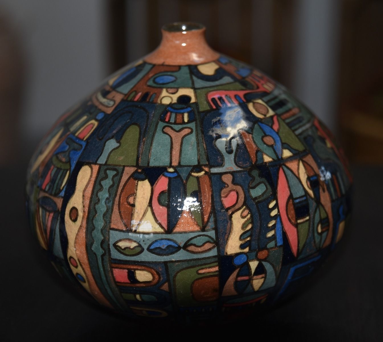 Kugleformet vase